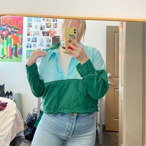 WITHOUT WALLS urban outfitters cropped rain jacket